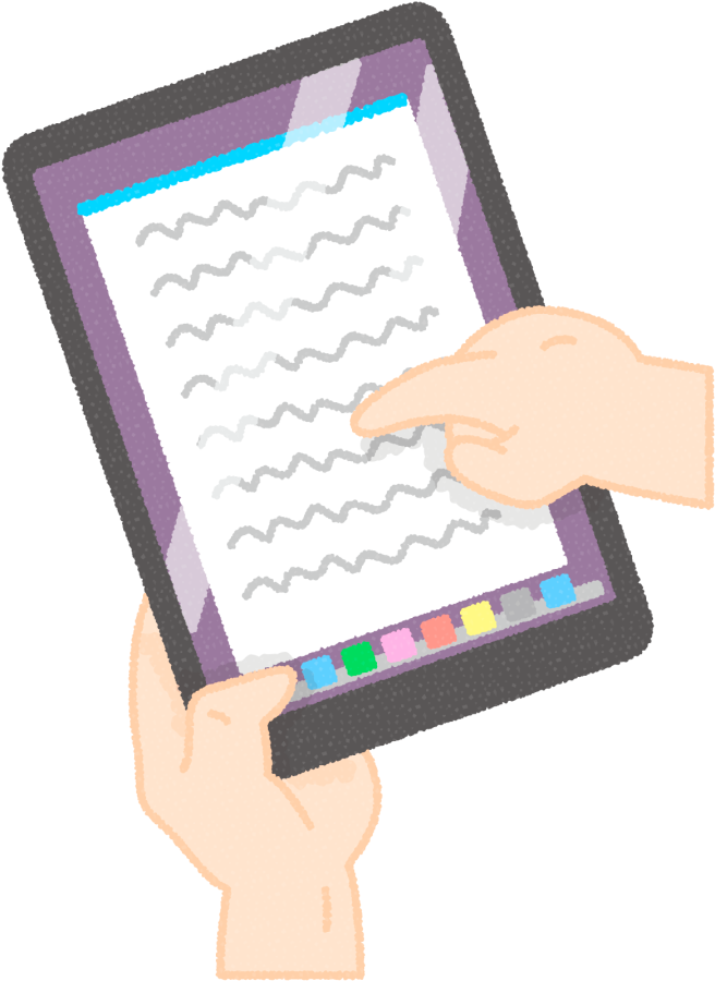 タブレットのイラスト