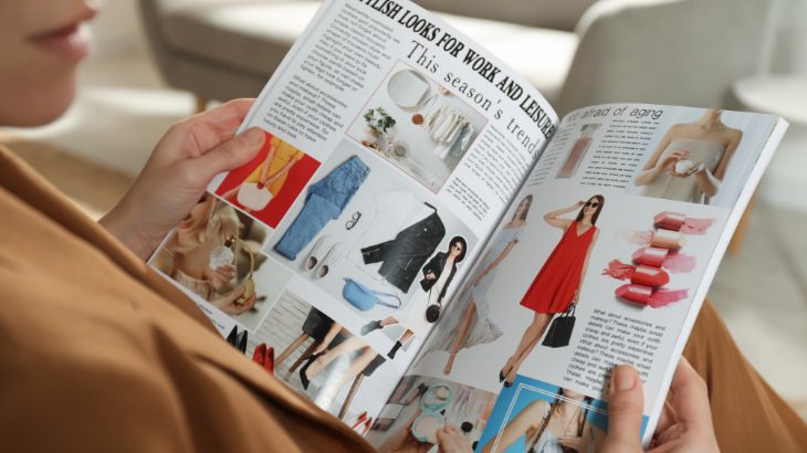 雑誌の写真