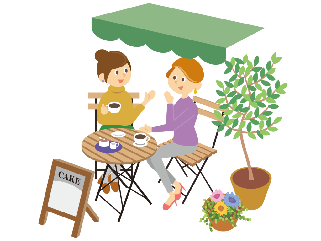 カフェのイラスト