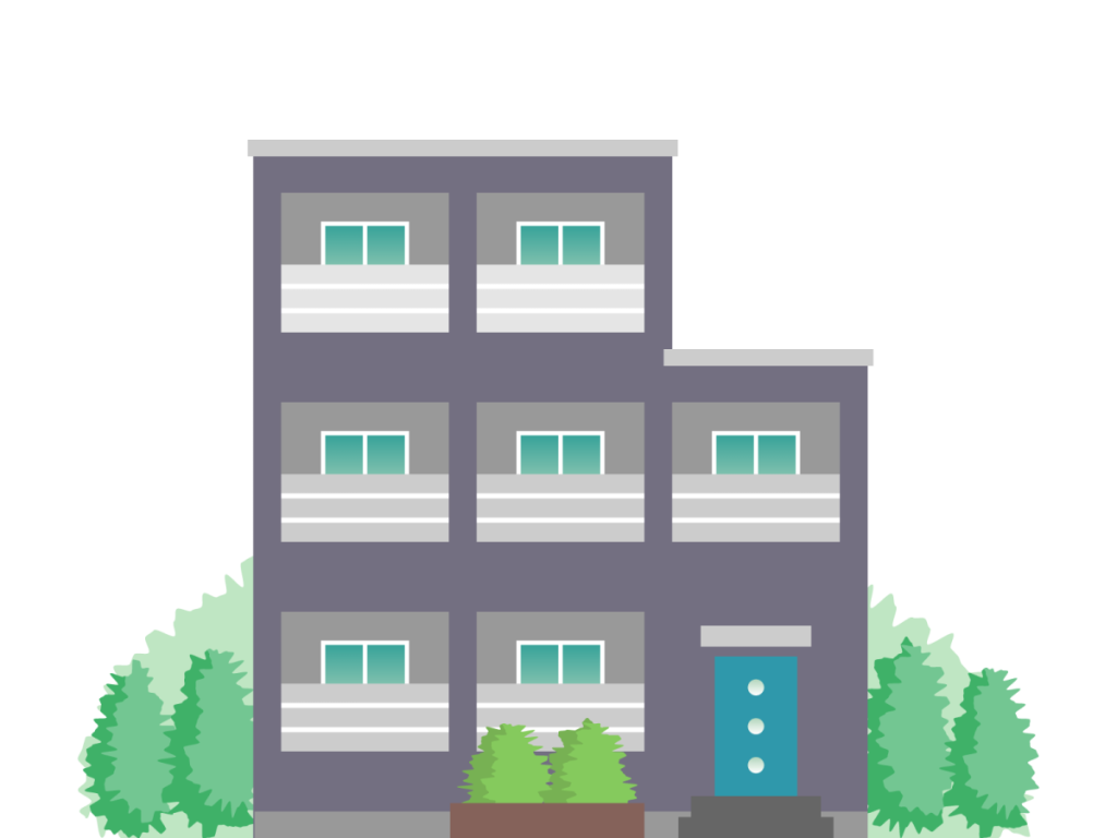 マンションのイラスト