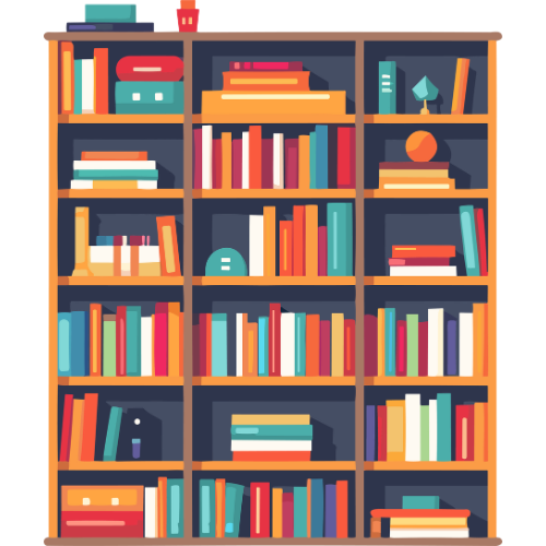 本棚のイラスト